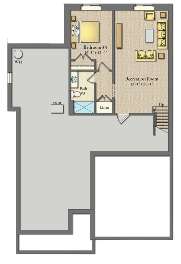 Creekstone finished basement-lower level